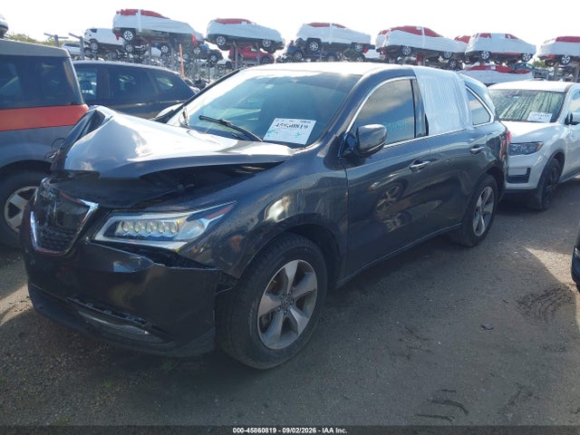 2015 Acura Mdx მანქანა იყიდება აუქციონზე, vin: 5FRYD3H27FB009835, აუქციონის ნომერი: 45860819