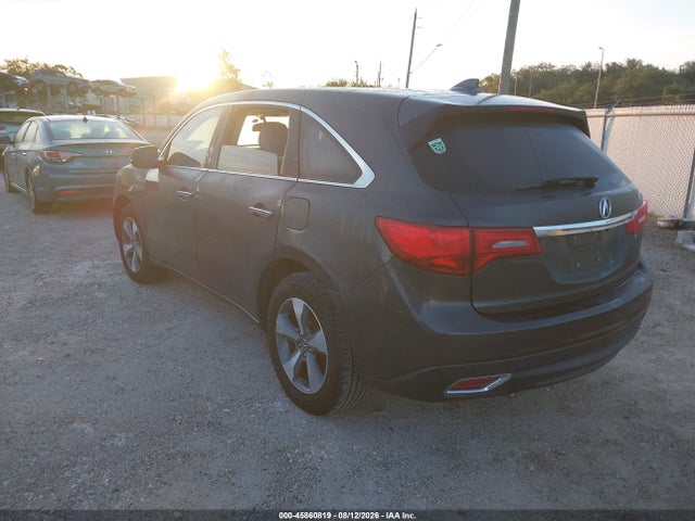 2015 Acura Mdx მანქანა იყიდება აუქციონზე, vin: 5FRYD3H27FB009835, აუქციონის ნომერი: 45860819