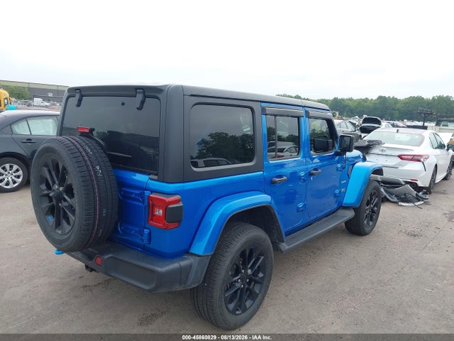 Продаж на аукціоні авто 2022 Jeep Wrangler 4xe Unlimited Sahara 4x4, vin: 1C4JJXP68NW163052, номер лоту: 45860829