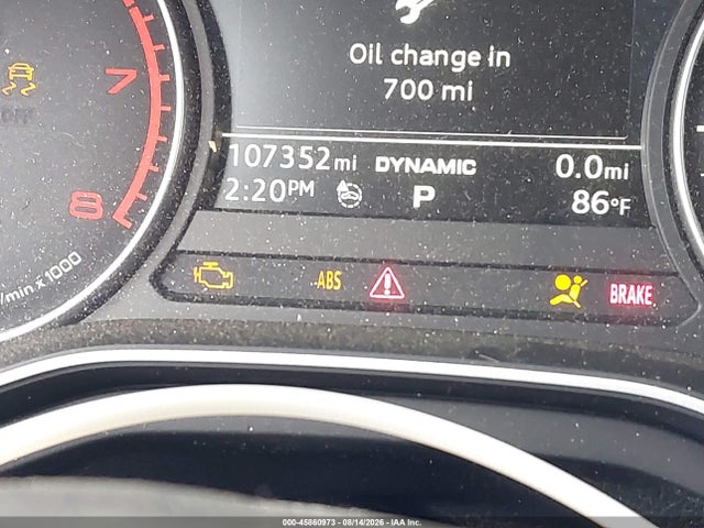 2017 Audi A4 Premium მანქანა იყიდება აუქციონზე, vin: WAUGNAF4XHN004052, აუქციონის ნომერი: 45860973
