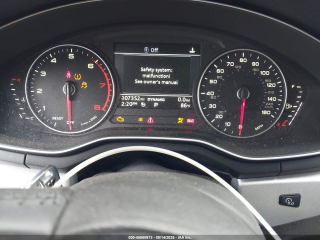2017 Audi A4 Premium მანქანა იყიდება აუქციონზე, vin: WAUGNAF4XHN004052, აუქციონის ნომერი: 45860973