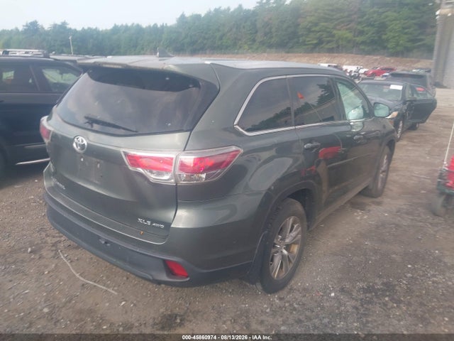 5TDJKRFH1FS138894 Toyota Highlander Xle V6