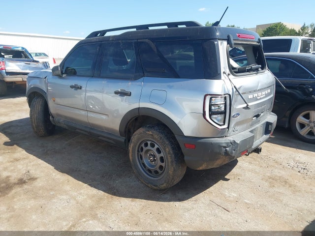 2021 Ford Bronco Sport Badlands მანქანა იყიდება აუქციონზე, vin: 3FMCR9D99MRA60831, აუქციონის ნომერი: 45861108