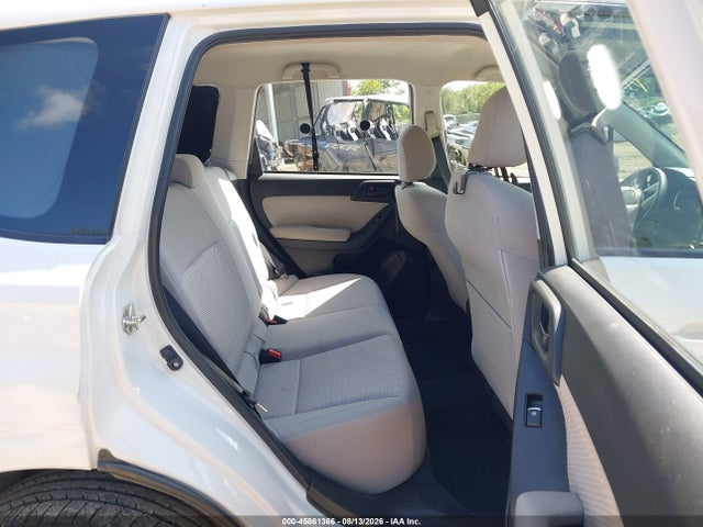 2018 Subaru Forester 2.5i მანქანა იყიდება აუქციონზე, vin: JF2SJABC5JH610712, აუქციონის ნომერი: 45861366