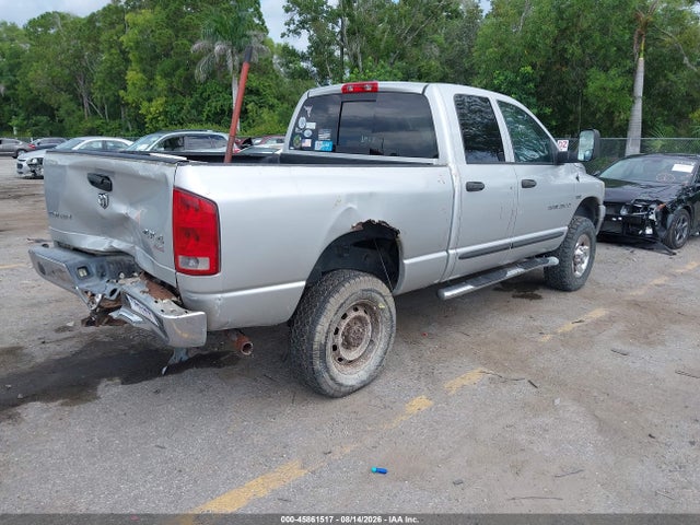 2006 Dodge Ram 2500 Slt/trx4 Off Road/sport/power Wagon მანქანა იყიდება აუქციონზე, vin: 3D7KS28D46G139077, აუქციონის ნომერი: 45861517