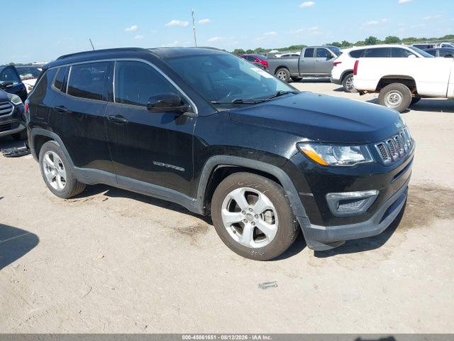2019 Jeep Compass Latitude Fwd მანქანა იყიდება აუქციონზე, vin: 3C4NJCBB3KT711670, აუქციონის ნომერი: 45861651