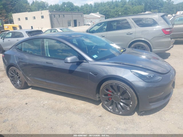 45861667 :رقم المزاد ، 5YJ3E1EC6NF360311 vin ، 2022 Tesla Model 3 Performance Dual Motor All-wheel Drive مزاد بيع