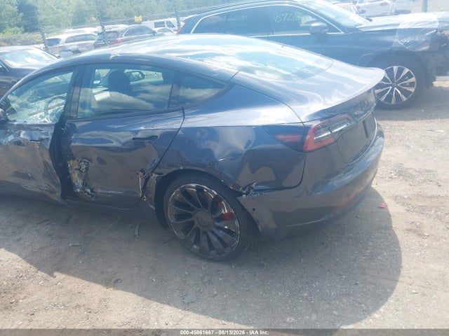 45861667 :رقم المزاد ، 5YJ3E1EC6NF360311 vin ، 2022 Tesla Model 3 Performance Dual Motor All-wheel Drive مزاد بيع