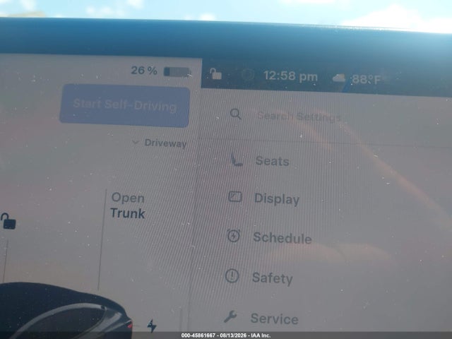 45861667 :رقم المزاد ، 5YJ3E1EC6NF360311 vin ، 2022 Tesla Model 3 Performance Dual Motor All-wheel Drive مزاد بيع
