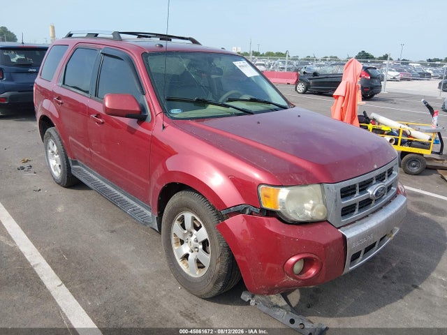 2012 Ford Escape Limited მანქანა იყიდება აუქციონზე, vin: 1FMCU0E79CKB09875, აუქციონის ნომერი: 45861672