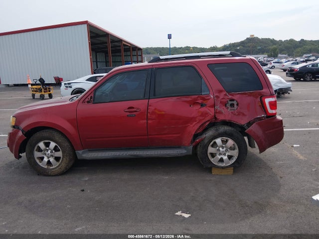 2012 Ford Escape Limited მანქანა იყიდება აუქციონზე, vin: 1FMCU0E79CKB09875, აუქციონის ნომერი: 45861672
