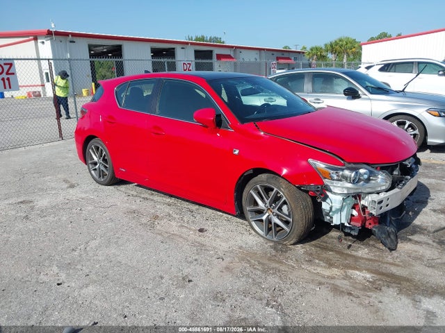 45861691 :رقم المزاد ، JTHKD5BH6G2259120 vin ، 2016 Lexus Ct 200h مزاد بيع