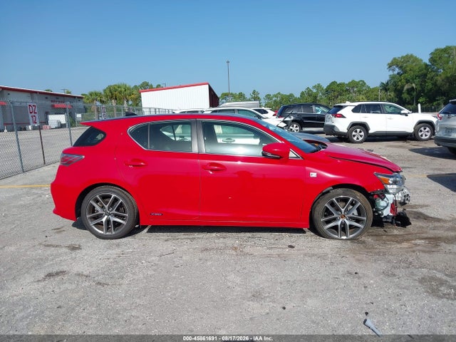 45861691 :رقم المزاد ، JTHKD5BH6G2259120 vin ، 2016 Lexus Ct 200h مزاد بيع