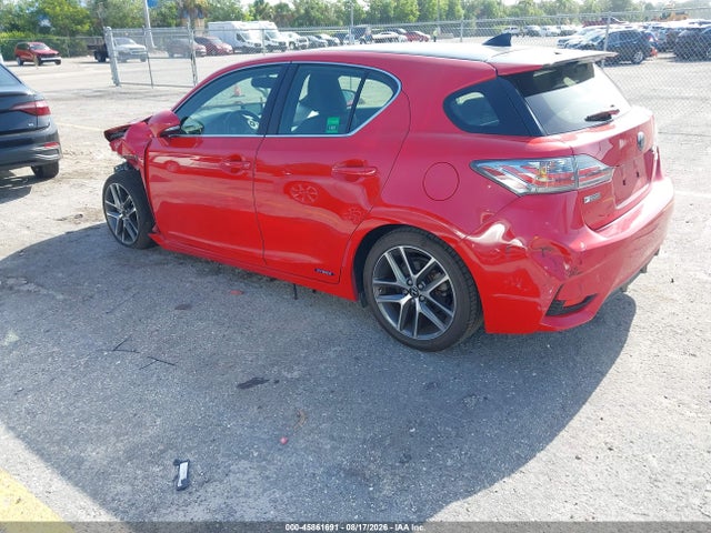 45861691 :رقم المزاد ، JTHKD5BH6G2259120 vin ، 2016 Lexus Ct 200h مزاد بيع