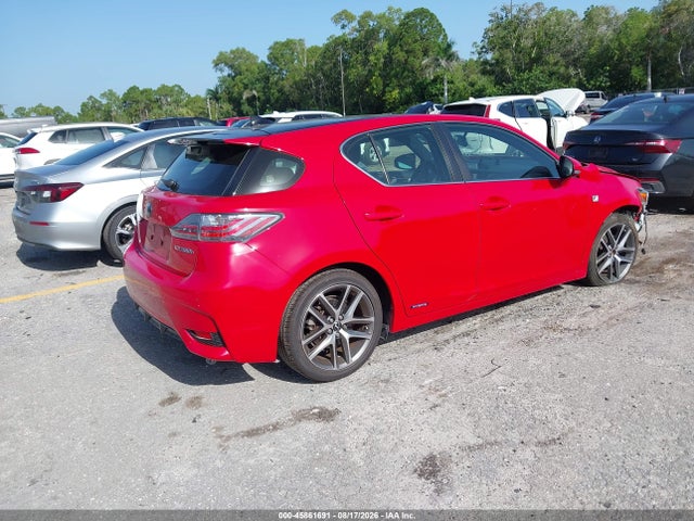45861691 :رقم المزاد ، JTHKD5BH6G2259120 vin ، 2016 Lexus Ct 200h مزاد بيع