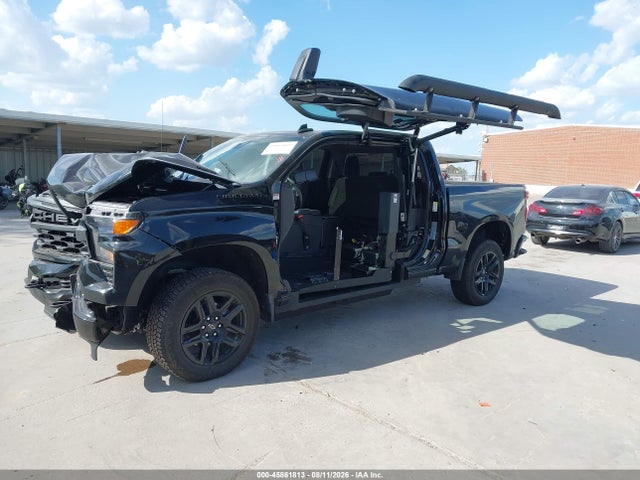 45861813 :رقم المزاد ، 3GCPABEK3SG310885 vin ، 2025 Chevrolet Silverado 1500 Custom مزاد بيع