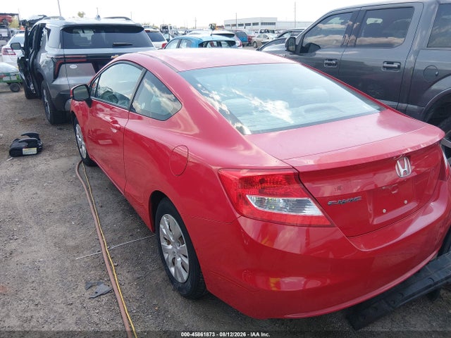 Продаж на аукціоні авто 2012 Honda Civic Lx, vin: 2HGFG3B54CH553820, номер лоту: 45861873