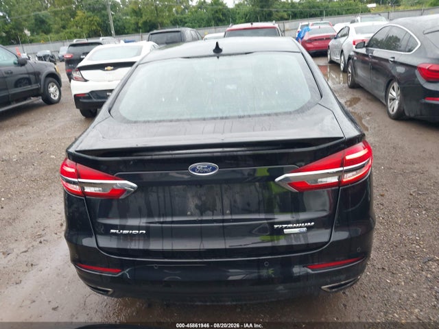 2019 Ford Fusion Titanium მანქანა იყიდება აუქციონზე, vin: 3FA6P0D9XKR105782, აუქციონის ნომერი: 45861946