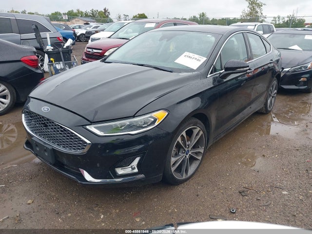 2019 Ford Fusion Titanium მანქანა იყიდება აუქციონზე, vin: 3FA6P0D9XKR105782, აუქციონის ნომერი: 45861946