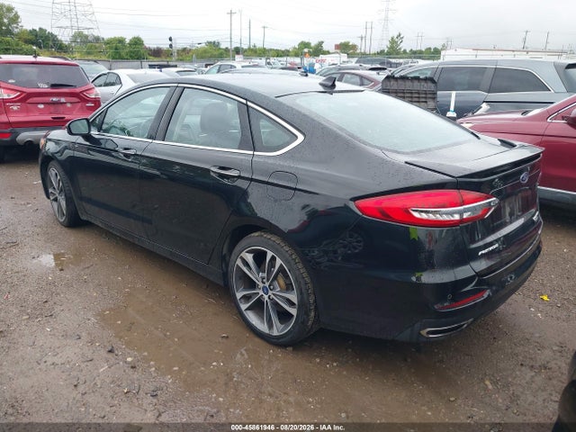 2019 Ford Fusion Titanium მანქანა იყიდება აუქციონზე, vin: 3FA6P0D9XKR105782, აუქციონის ნომერი: 45861946