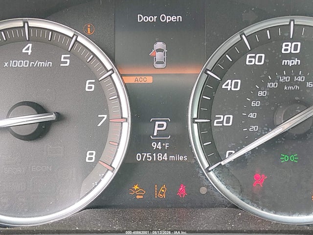 2018 Acura Tlx მანქანა იყიდება აუქციონზე, vin: 19UUB1F38JA000151, აუქციონის ნომერი: 45862001