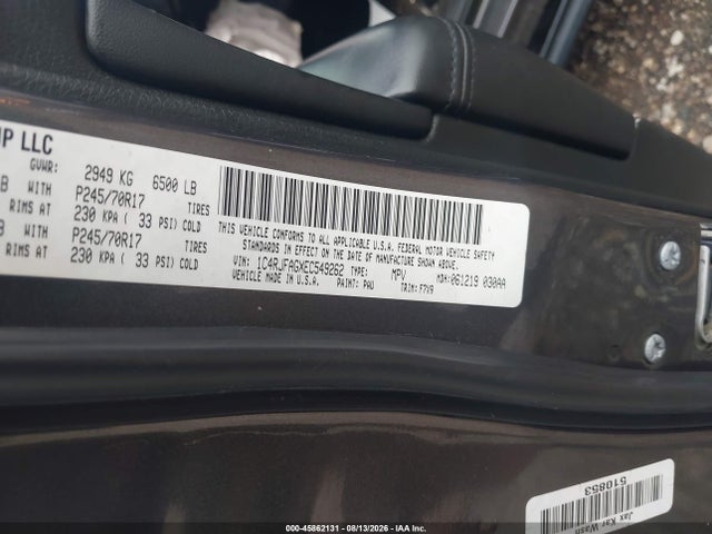 Aukcja sprzedaży 2014 Jeep Grand Cherokee Laredo, vin: 1C4RJFAGXEC549262, numer aukcji: 45862131