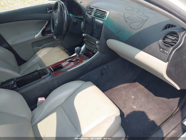 2008 Lexus Is 250 მანქანა იყიდება აუქციონზე, vin: JTHBK262085074104, აუქციონის ნომერი: 45862241