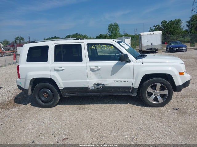 2017 Jeep Patriot High Altitude მანქანა იყიდება აუქციონზე, vin: 1C4NJRFB3HD206126, აუქციონის ნომერი: 45862264