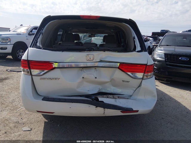 45862268 :رقم المزاد ، 5FNRL5H64GB108699 vin ، 2016 Honda Odyssey Ex-l مزاد بيع