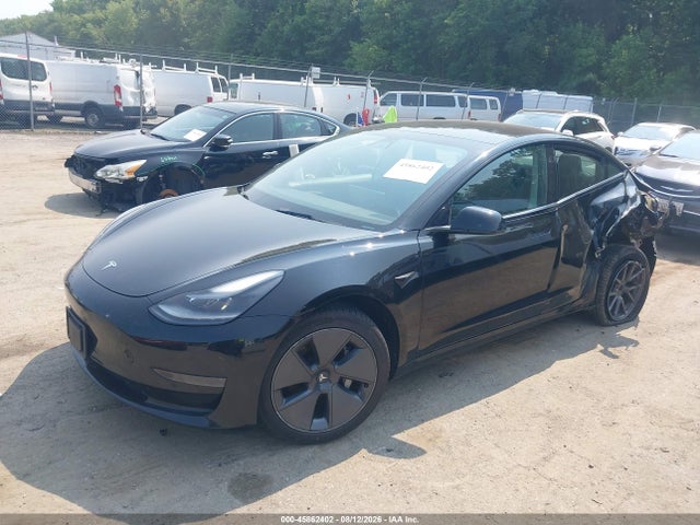 Продажа на аукционе авто 2022 Tesla Model 3 Rear-wheel Drive, vin: 5YJ3E1EA9NF122208, номер лота: 45862402