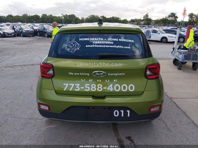 Aukcja sprzedaży 2022 Hyundai Venue Se, vin: KMHRB8A30NU153479, numer aukcji: 45862415