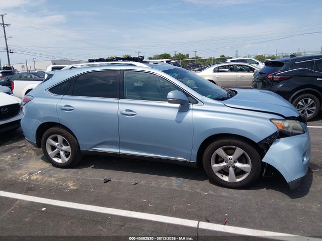 2010 Lexus Rx 350 მანქანა იყიდება აუქციონზე, vin: 2T2BK1BA1AC052366, აუქციონის ნომერი: 45862520