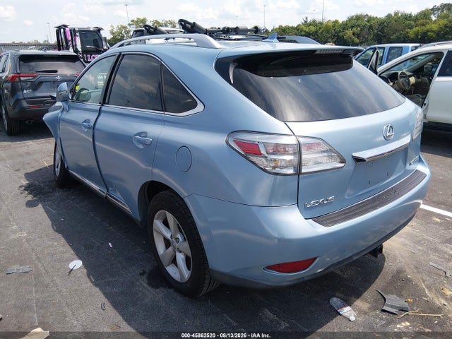 2010 Lexus Rx 350 მანქანა იყიდება აუქციონზე, vin: 2T2BK1BA1AC052366, აუქციონის ნომერი: 45862520