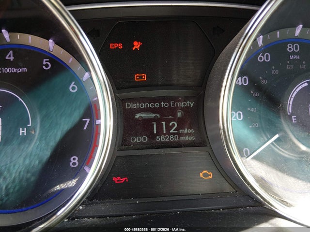 45862556 :رقم المزاد ، 5NPEB4AC8CH423805 vin ، 2012 Hyundai Sonata Gls مزاد بيع