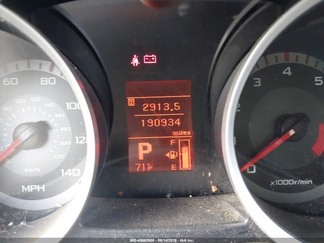 2008 Mitsubishi Lancer Gts მანქანა იყიდება აუქციონზე, vin: JA3AU86UX8U025086, აუქციონის ნომერი: 45862600