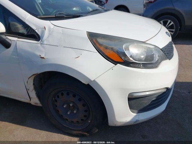 2016 Kia Rio Lx მანქანა იყიდება აუქციონზე, vin: KNADM4A31G6565612, აუქციონის ნომერი: 45862622