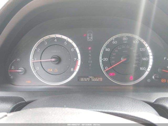 45862707 :رقم المزاد ، 1HGCS1B8XAA008667 vin ، 2010 Honda Accord 2.4 Ex-l مزاد بيع