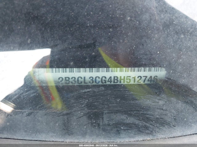 2011 Dodge Charger მანქანა იყიდება აუქციონზე, vin: 2B3CL3CG4BH512746, აუქციონის ნომერი: 45862846