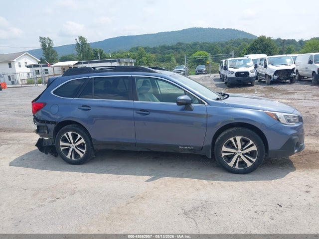 2018 Subaru Outback 2.5i Limited მანქანა იყიდება აუქციონზე, vin: 4S4BSANC8J3206609, აუქციონის ნომერი: 45862957