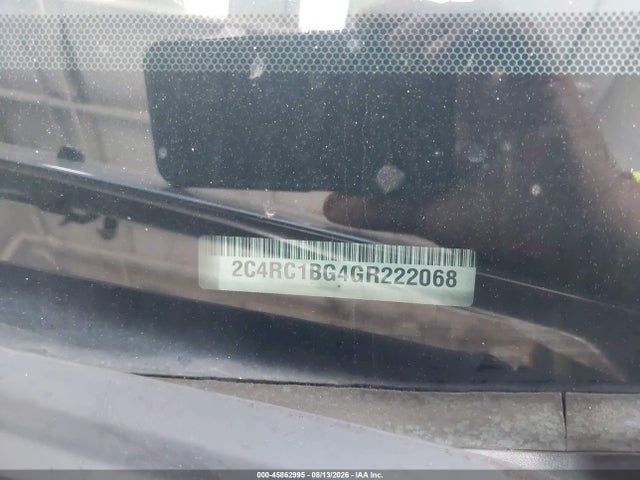 45862995 :رقم المزاد ، 2C4RC1BG4GR222068 vin ، 2016 Chrysler Town & Country Touring مزاد بيع