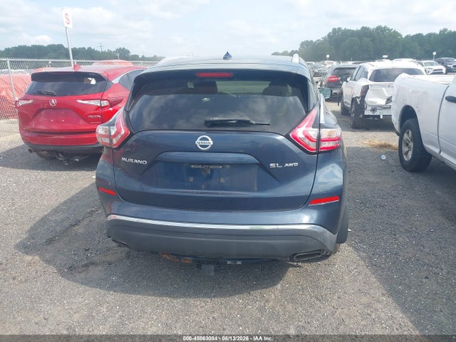 45863084 :رقم المزاد ، 5N1AZ2MH9FN216698 vin ، 2015 Nissan Murano Sl مزاد بيع