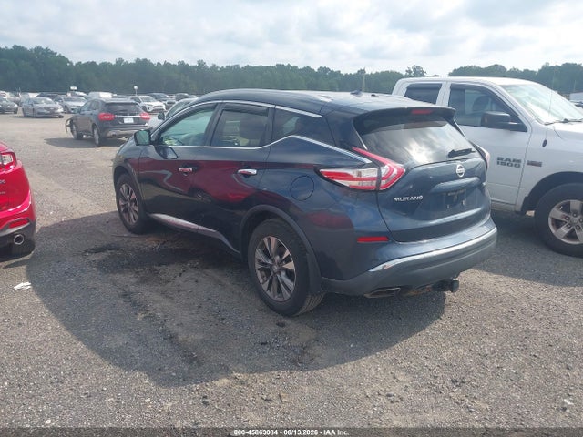 45863084 :رقم المزاد ، 5N1AZ2MH9FN216698 vin ، 2015 Nissan Murano Sl مزاد بيع