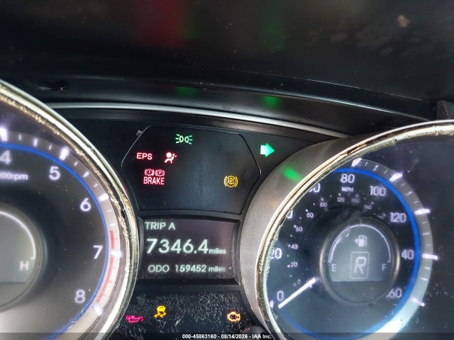 2013 Hyundai Sonata Limited მანქანა იყიდება აუქციონზე, vin: 5NPEC4AC4DH675744, აუქციონის ნომერი: 45863160