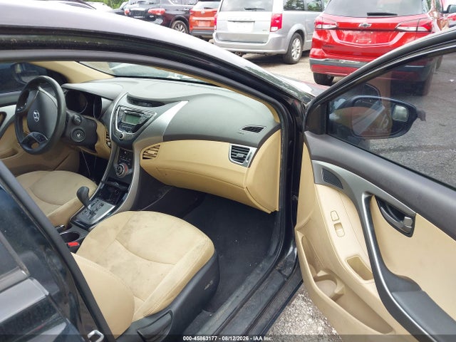 2013 Hyundai Elantra Gls მანქანა იყიდება აუქციონზე, vin: 5NPDH4AE7DH175401, აუქციონის ნომერი: 45863177