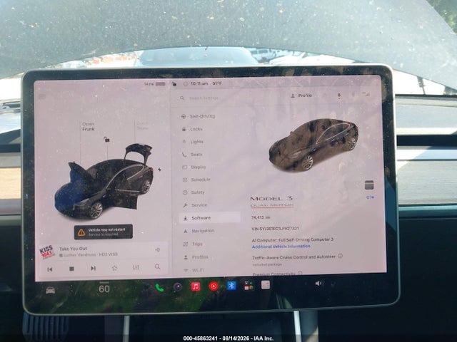 Aukcja sprzedaży 2020 Tesla Model 3 Performance Dual Motor All-wheel Drive, vin: 5YJ3E1EC1LF627321, numer aukcji: 45863241