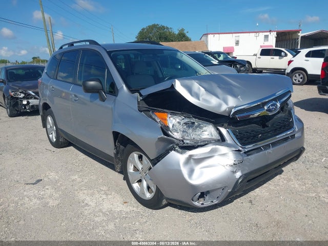 2015 Subaru Forester 2.5i მანქანა იყიდება აუქციონზე, vin: JF2SJABC7FH467012, აუქციონის ნომერი: 45863304