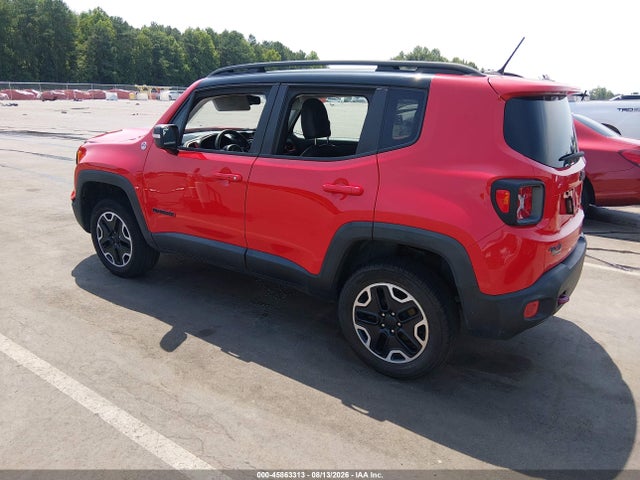 2017 Jeep Renegade Trailhawk მანქანა იყიდება აუქციონზე, vin: ZACCJBCB7HPG32860, აუქციონის ნომერი: 45863313