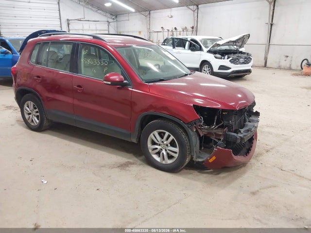 45863330 :رقم المزاد ، WVGBV7AX1GW055543 vin ، 2016 Volkswagen Tiguan S مزاد بيع