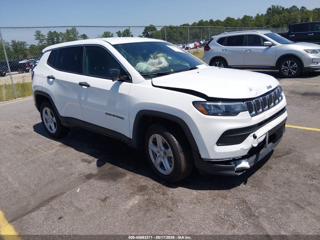 2023 Jeep Compass Sport 4x4 მანქანა იყიდება აუქციონზე, vin: 3C4NJDAN9PT574887, აუქციონის ნომერი: 45863371