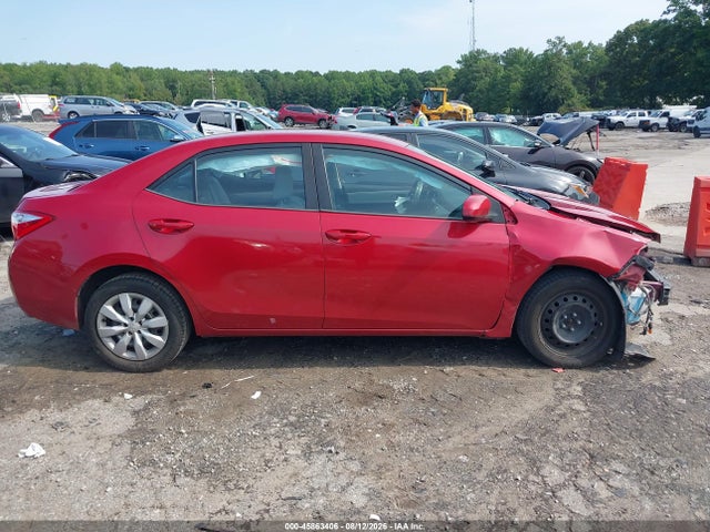 45863406 :رقم المزاد ، 2T1BURHEXFC397572 vin ، 2015 Toyota Corolla Le مزاد بيع